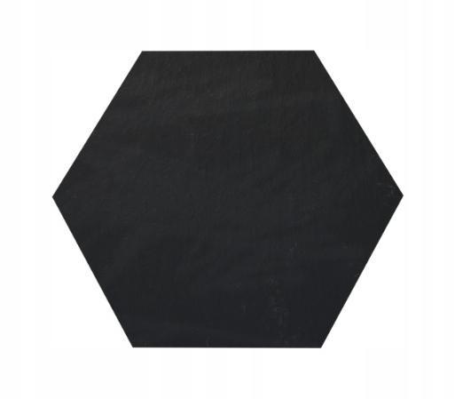 PANEL ŚCIENNY 3D HEKSAGON CZARNY TABLICA KREDOWA