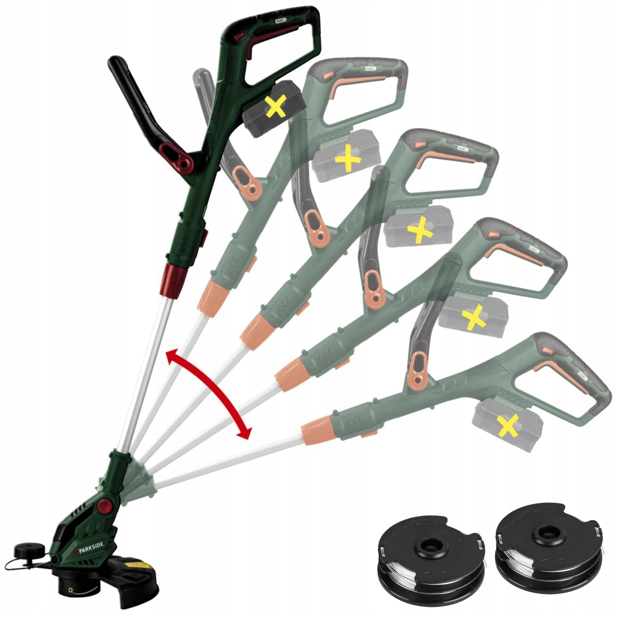 Podkaszarka akumulatorowa Parkside 20VTEAM Prta 20 Bez Aku I Ładowarki Kosa