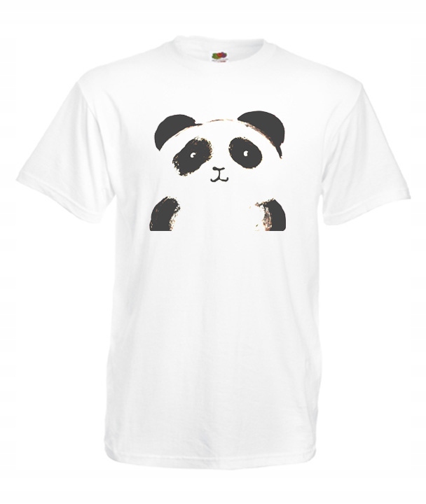 

S Koszulka Męska Panda Miś Misie Bądź Sobą Wzór