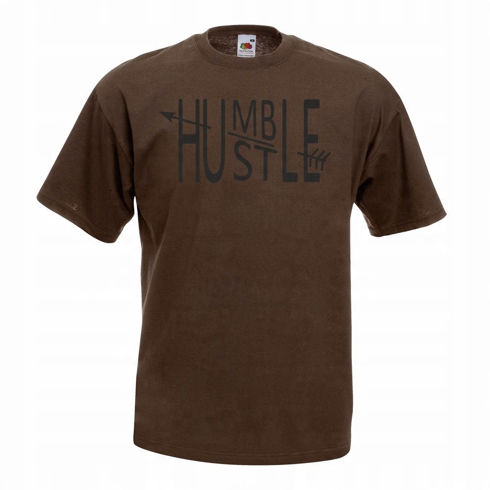 

Koszulka humble hustle młodzieżowa L brązowa