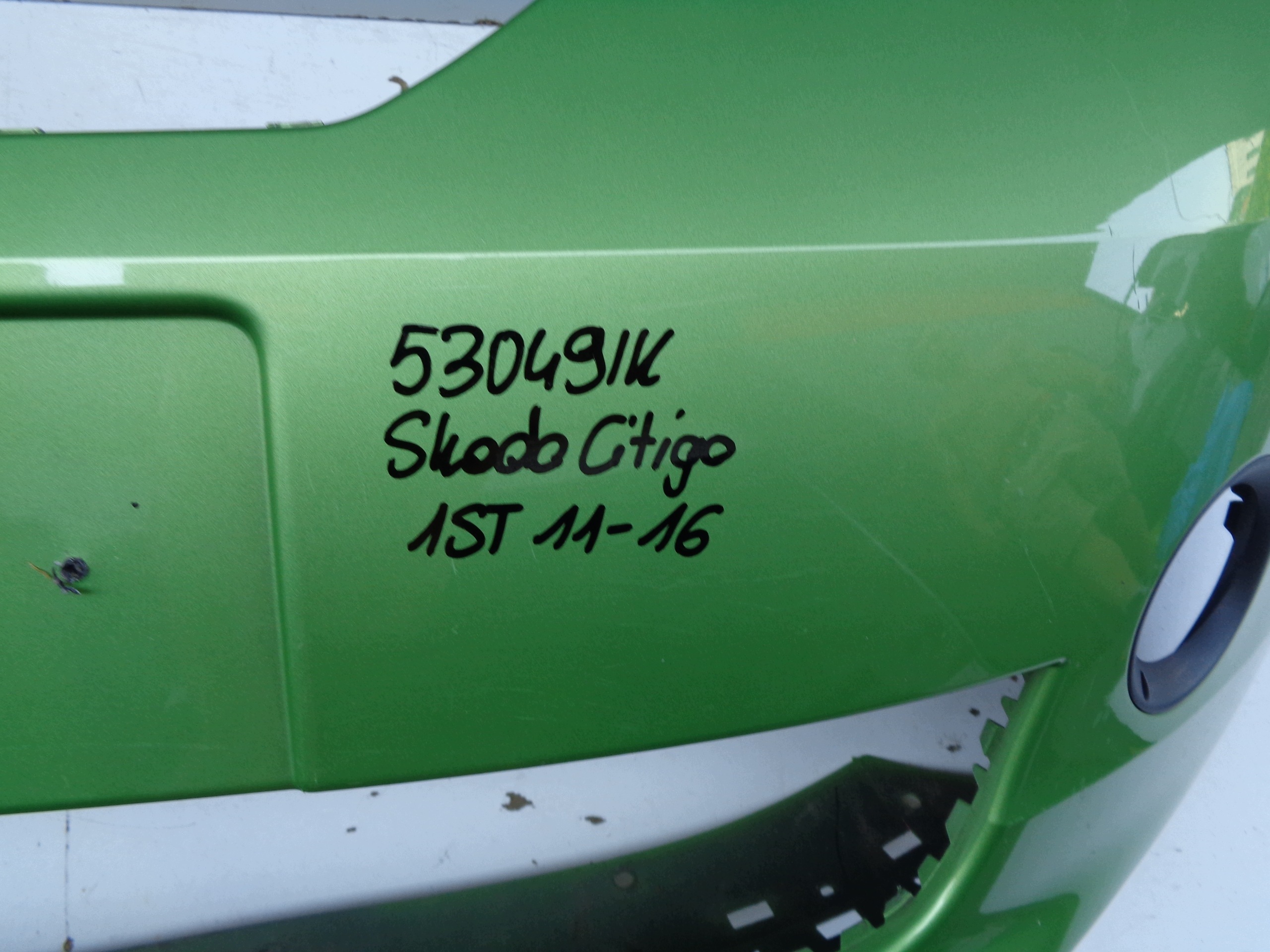 front bumper SKODA CITIGO 1ST 11-16 NR 53049