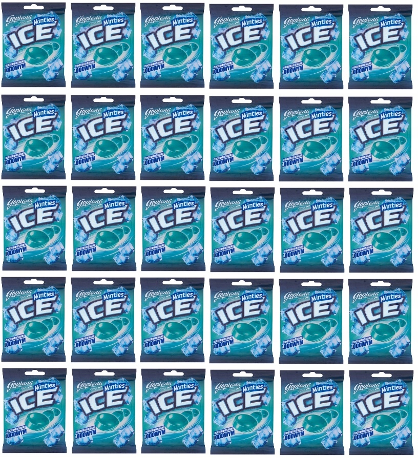 Levně 30x 90g Goplana Minties Ice ledové bonbóny Karton