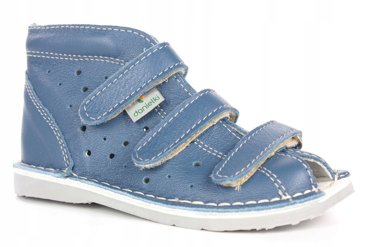 

Kapcie Danielki T105L profilaktyczne jeans R24