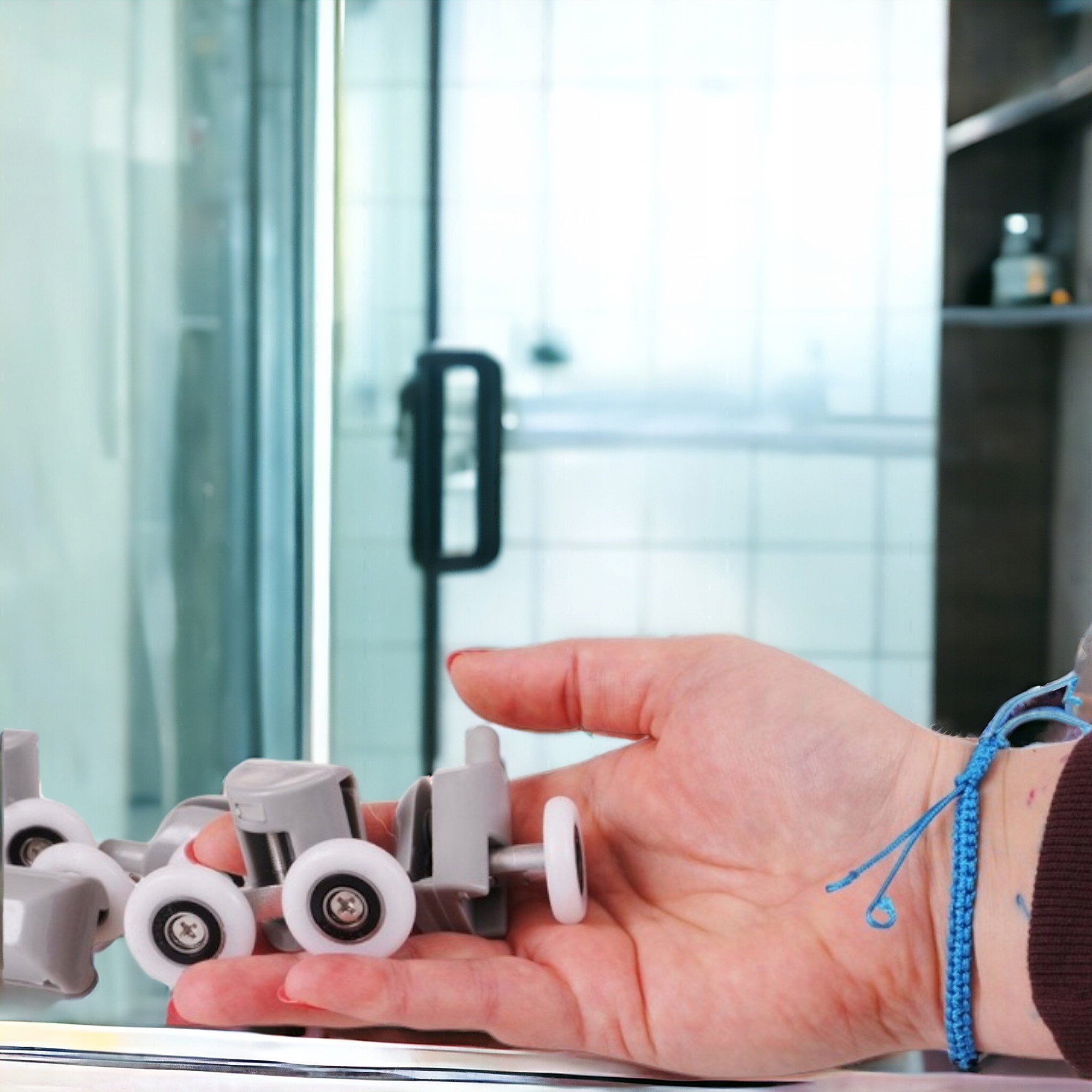 ROLKA ROLKI KOMPLET DO KABIN PRYSZNICOWYCH KÓŁKA Typ rolka