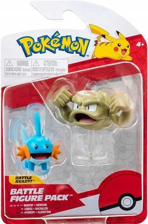 

Pokemon Zestaw Figurki Mudkip Geodude