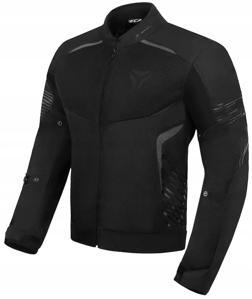 Seca Summer Way Čierna Motocyklová Textilná Bunda 3XL