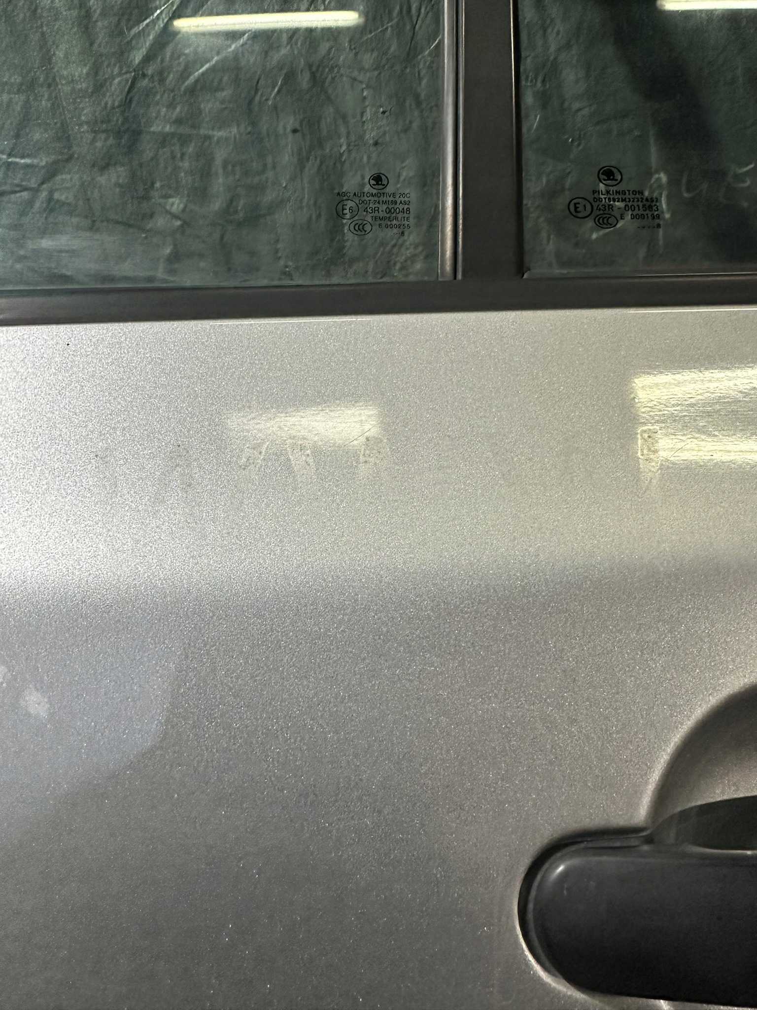 Tür links heck SKODA FABIA II KOMBI 9156