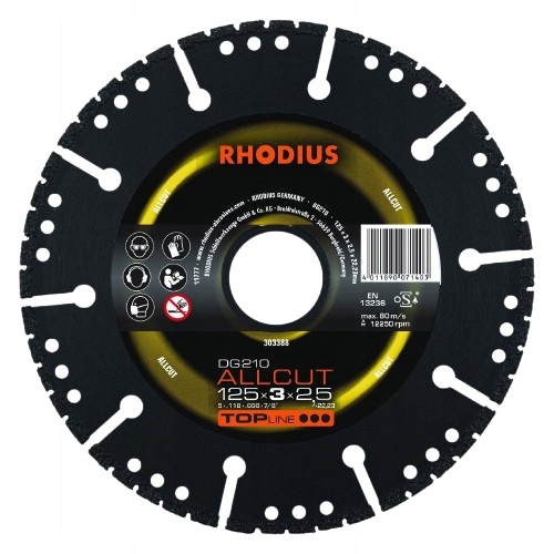 Rhodius Diamantový kotouč univerzální 125 x 3,0 x 2,5 mm