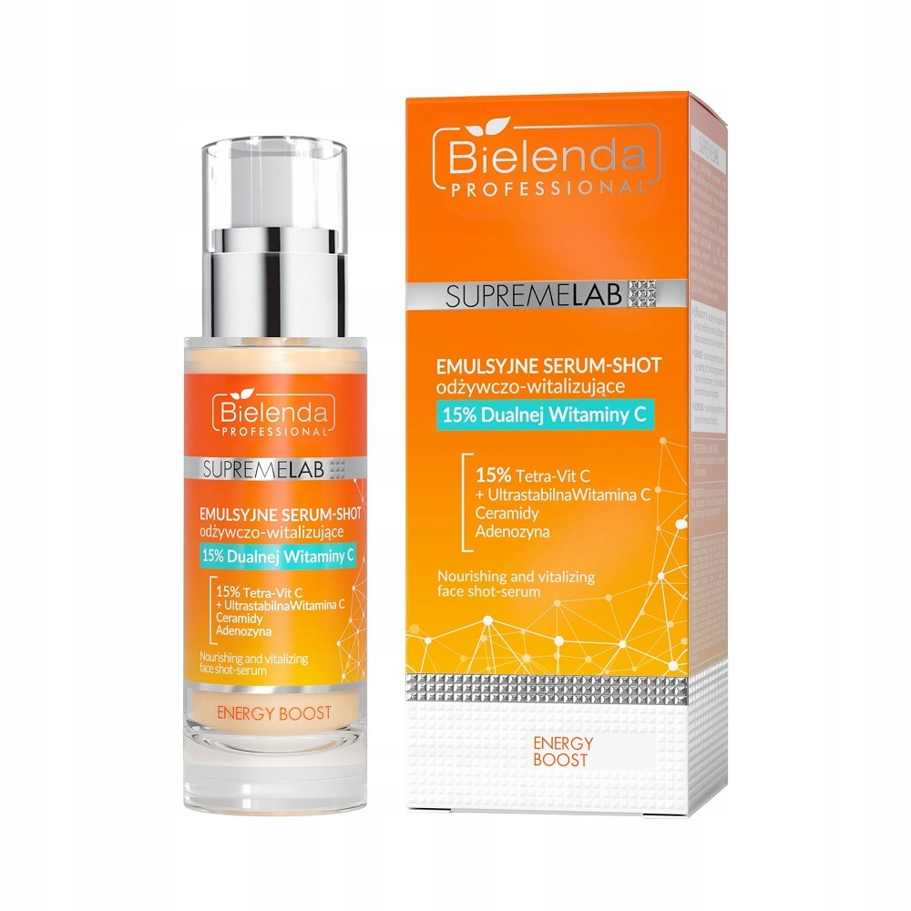 Bielenda Emulzní Sérum-shot Vyživující A Vitalizující S Dvojitým Vitamínem C
