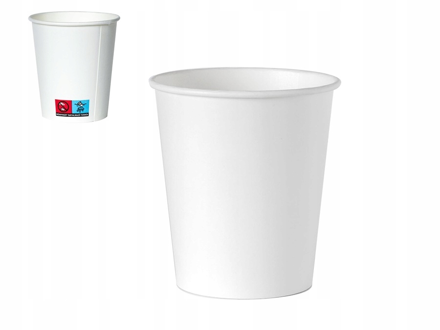 

Kubek papierowy Biały 180ml vending Znak 100szt