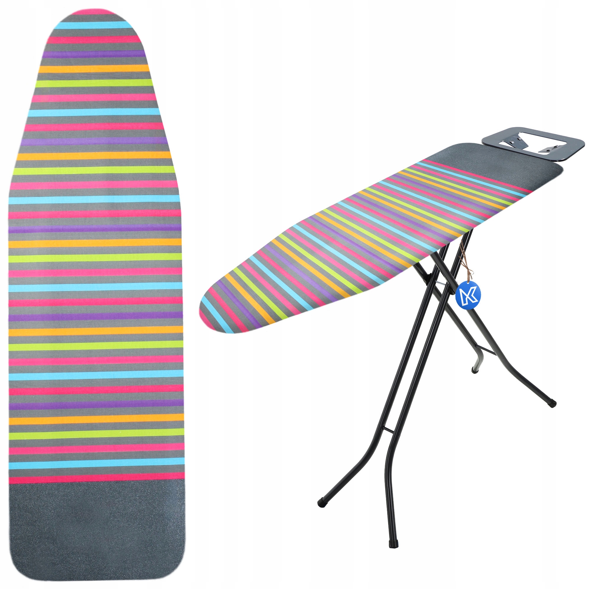 Levně Potah Na Žehlicí Prkno 135x50 cm Podkladová Deska Natahovací Linky