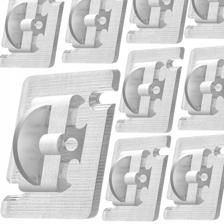 80x Zaczep Zaczepy Uchwyty Do Siatki Mocowania Na Balkon Ptaki Gołębie Kota