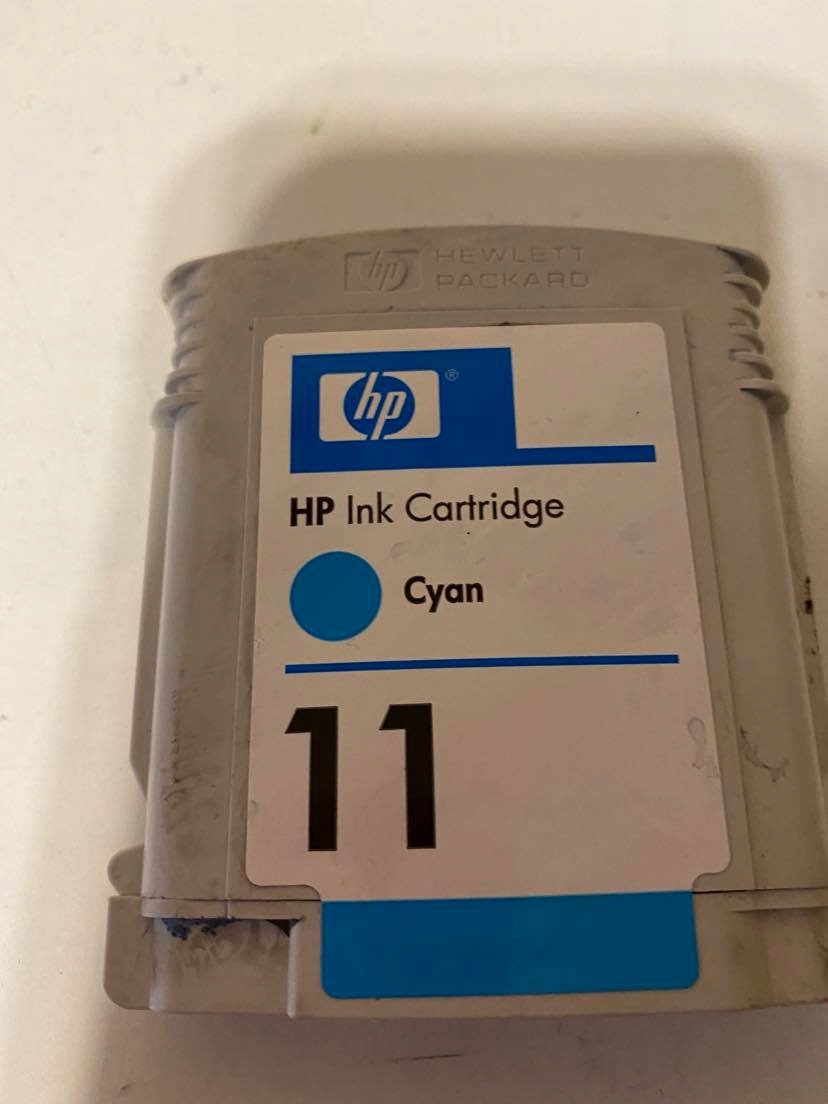 HP WKŁAD TUSZ 11 CYAN NIEBIESKI C4836A ORYGINAŁ PUSTY