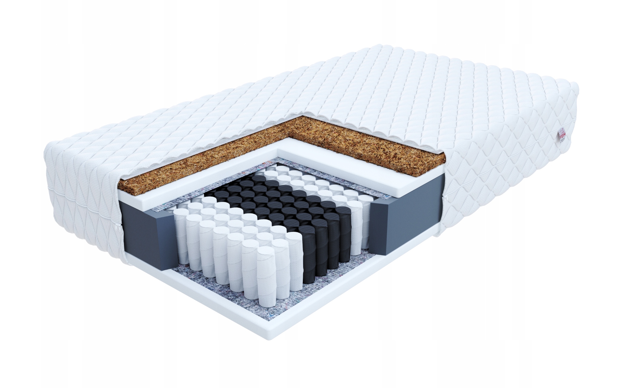 

Materac Kieszeniowy Sprężynowy Kokos 140x200 H2 H3