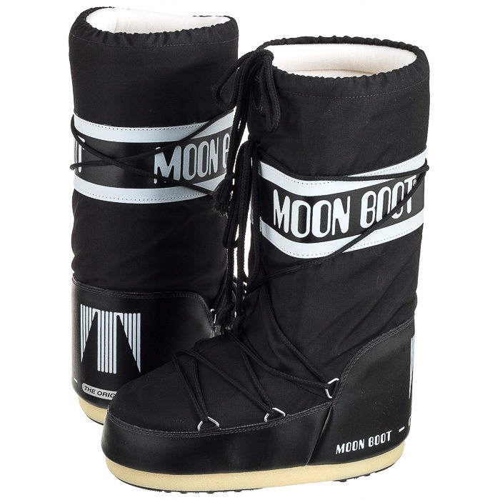 Dámské boty Vysoké sněhule Moon Boot Nylon Černé
