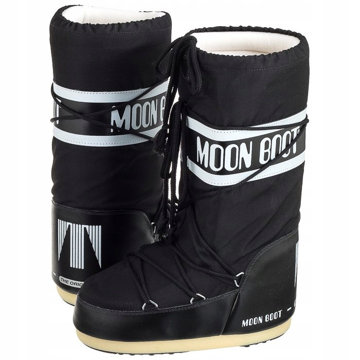 Topánky Ženy Snehule Vysoké Moon Boot Nylon Čierne