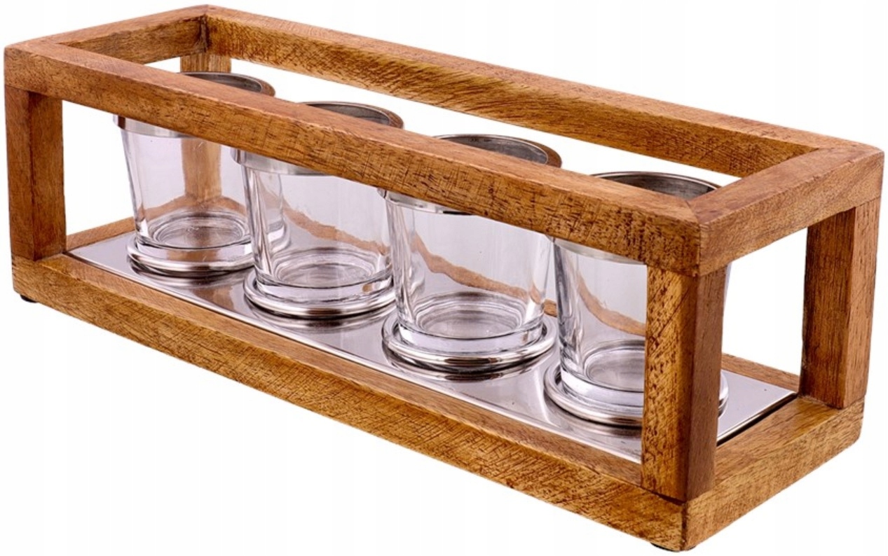 

Świecznik Do Podgrzewaczy Tealight Drewniany Loft