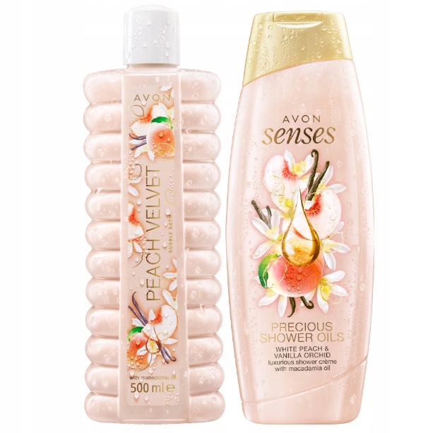 

Avon Senses Zestaw Do Kąpieli Aksamitna Brzoskwini