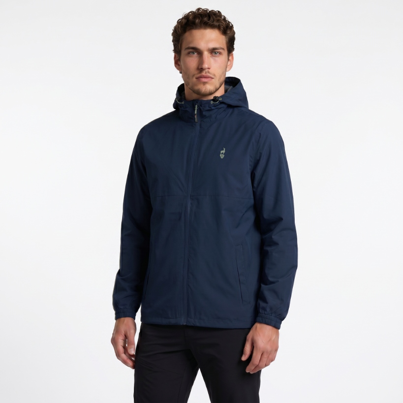 Pánská treková nepromokavá lehká prodyšná bunda s kapucí Dolan XL