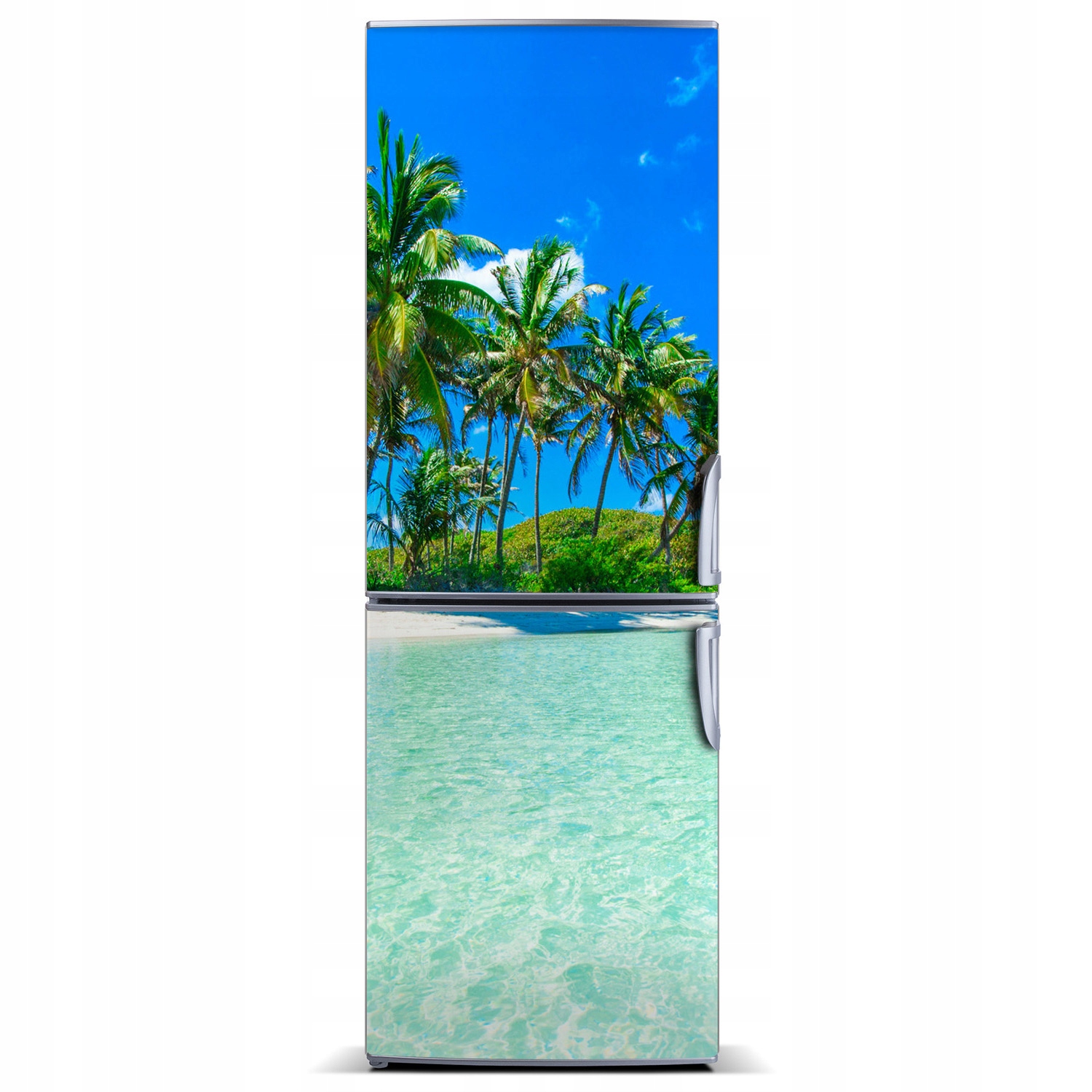 

Magnes Tapeta na lodówkę Tropikalna plaża 60x180