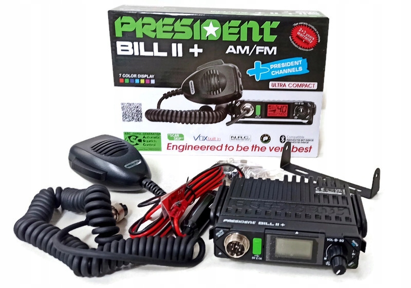 Plus President Bill 2+ Asc ultra kompaktowe Cb , filtr Nrc, Vox