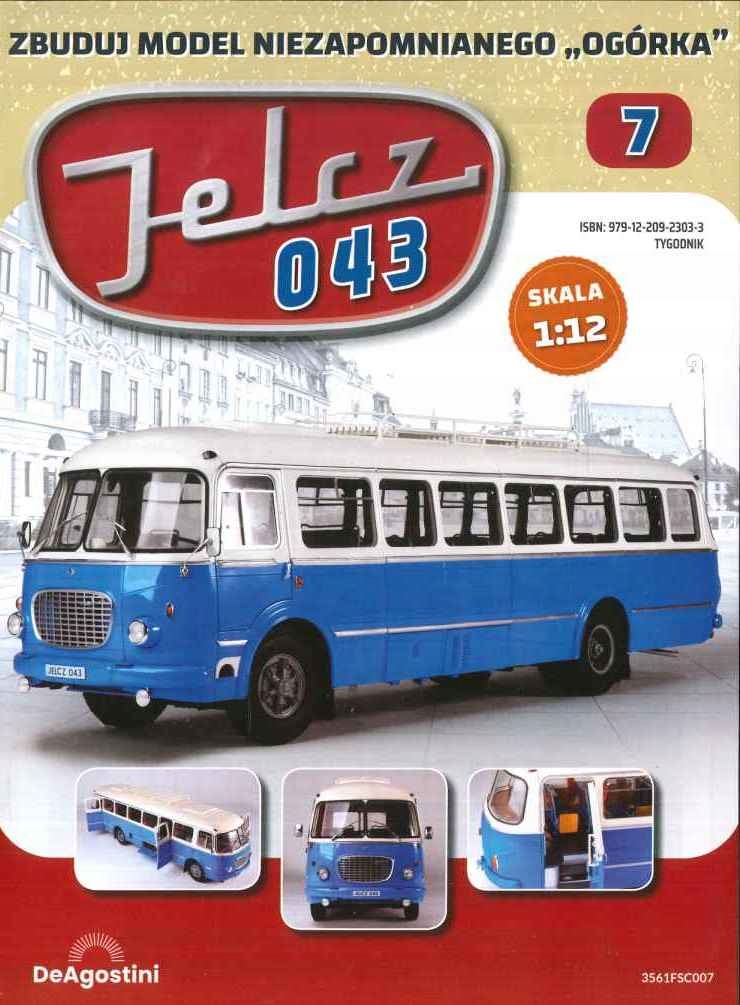 Kolekcja Jelcz 043 Ogórek nr 7 skala 1:12