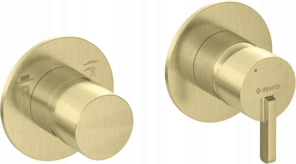 Silia kartáčovaná zlatá Sprchová batéria, so sprchovacím prepínačom (BQS_R46P