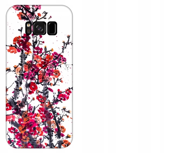 

Etui pokrowiec Samsung Galaxy S8 Kwiaty akwarela c