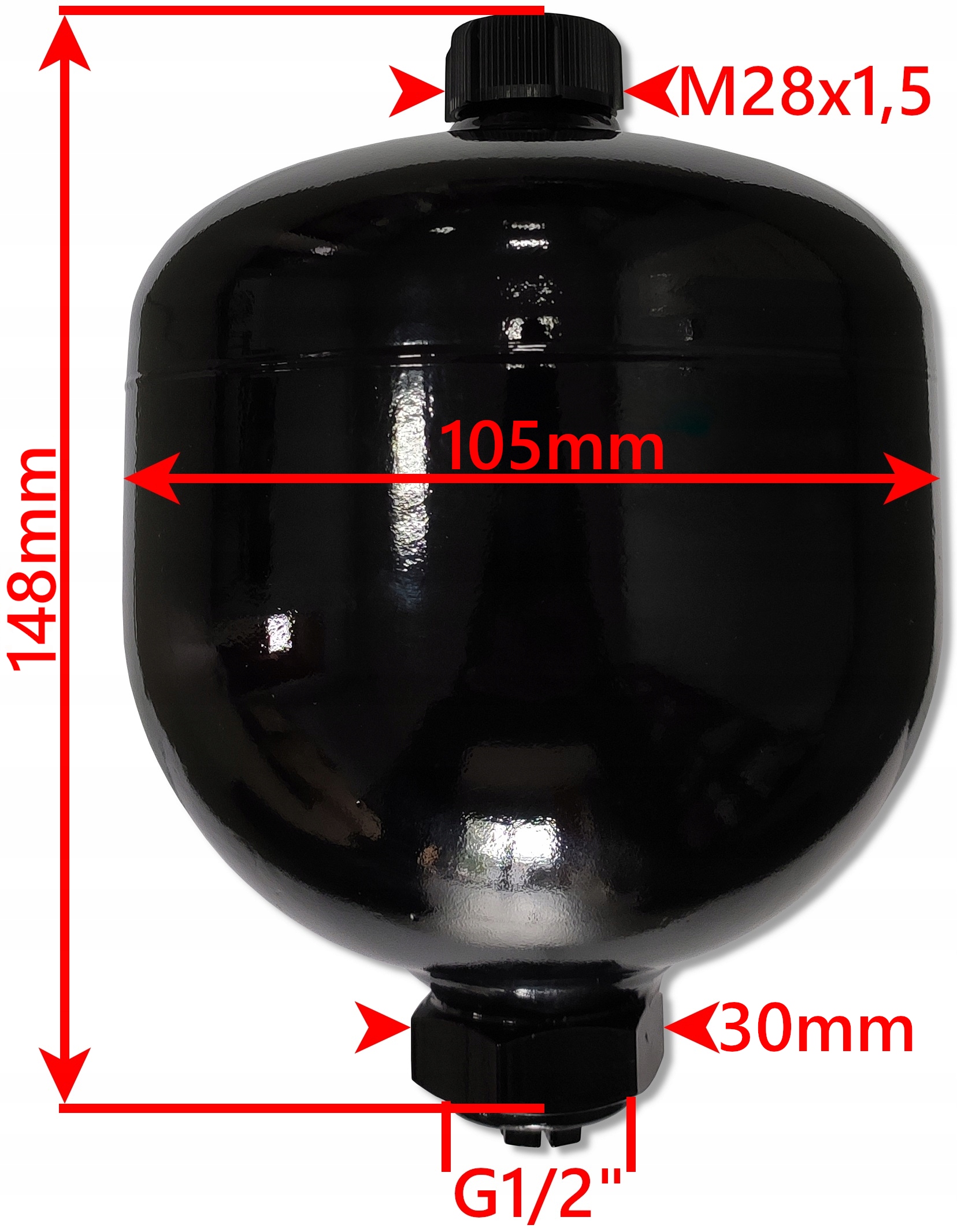 ZESTAW AMORTYZATORÓW DO ŁADOWACZA TURA 2x 0,5L 1/2 Numer katalogowy części 8315.HDA-210-050-GO8-M2801