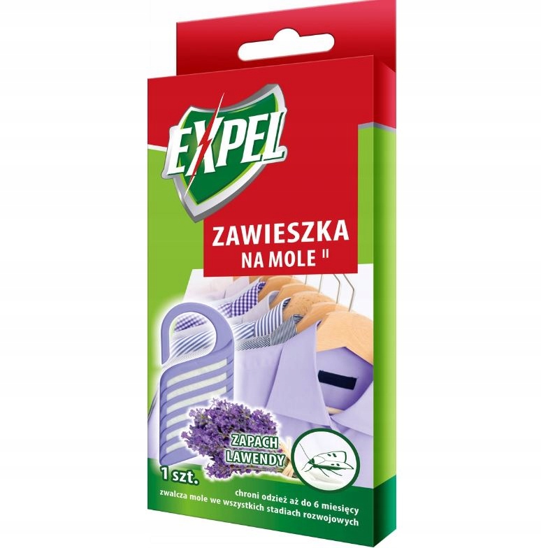 

Expel Zawieszka lawendowa na mole odzieżowe