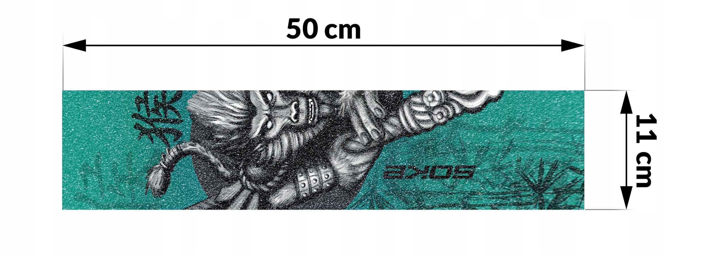 GRIP TAPE DO HULAJNOGI PAPIER ŚCIERNY TAŚMA NA HULAJNOGĘ SOKE SKATE Marka Soke