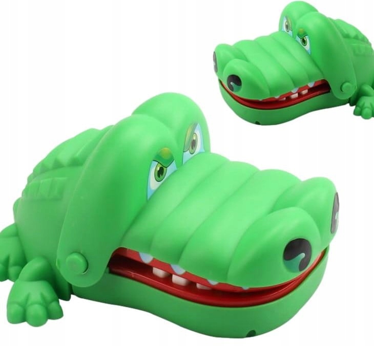 GRA ZRECZNOŚCIOWA GRYZĄCY KROKODYL U DĘTYSTY CHORY ZĄBEK ZĄB KAJMAN Kod producenta ZABAWA W DENTYSTE PREZENT KROKODYLEK