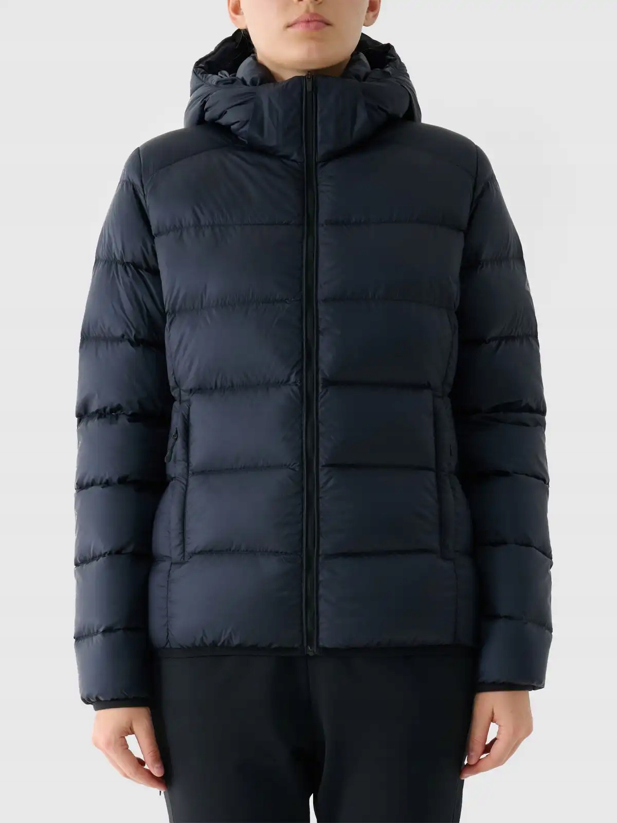 4F dámská péřová bunda 4FWAW25TDJAF0734 tmavě modrá