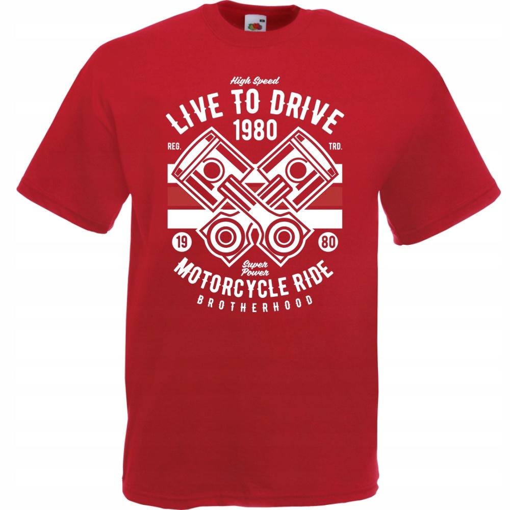 

Koszulka live to drive motocykl części motor S