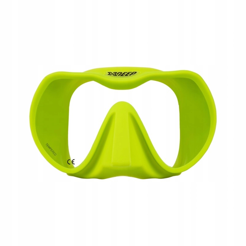 Maska nurkowa XDEEP Frameless Radical, Rozmiar: Small, Limonkowa