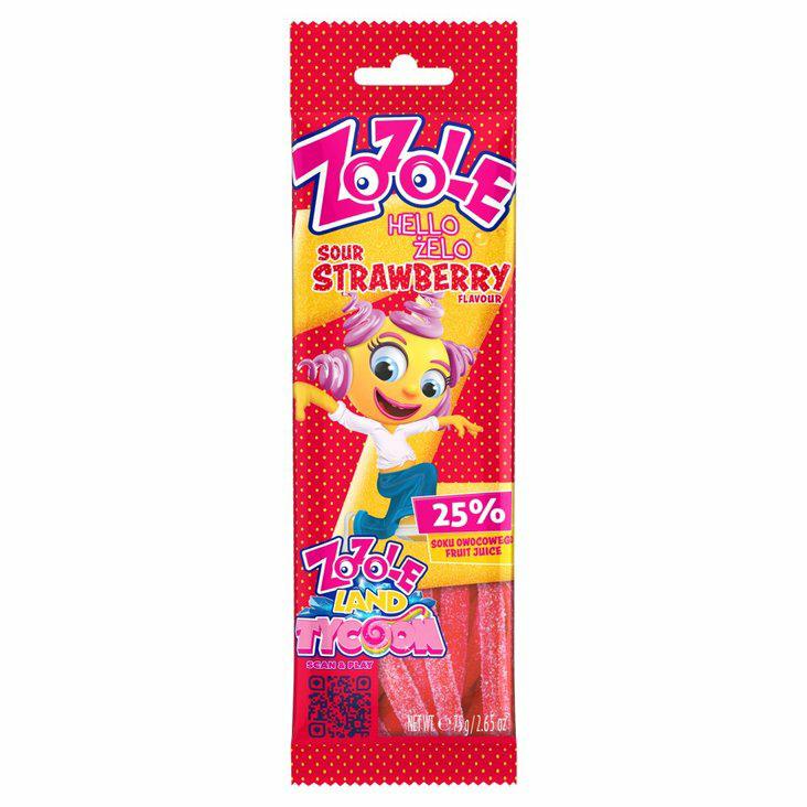 32 Sztuki Mieszko Żelki Zozole Truskawka 75G