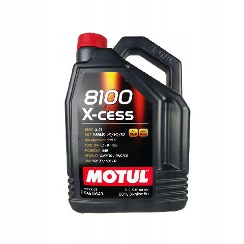 

Olej silnikowy Motul 104256 5W40 8100 X Cess 4