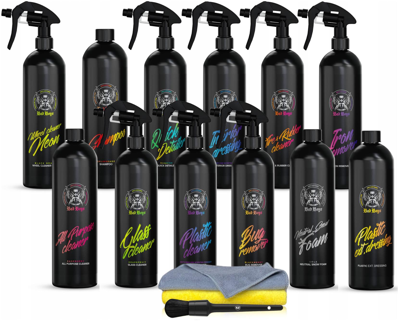 RR Customs RRC Bad Boys Mega Zestaw Kosmetyków Do Auta Detailing Prezent