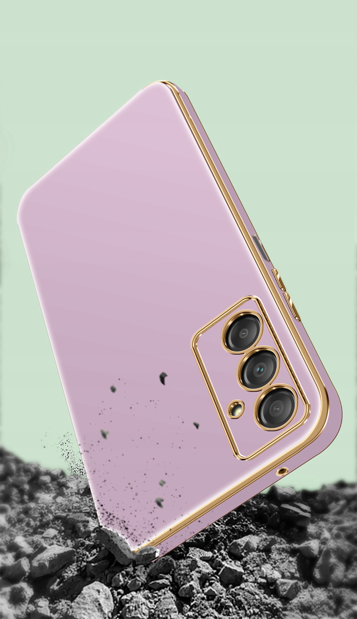 Etui do Samsung Galaxy M15 5G GOLDEDGE CASE GLAMOUR PLECKI + Szkło 9H Typ plecki