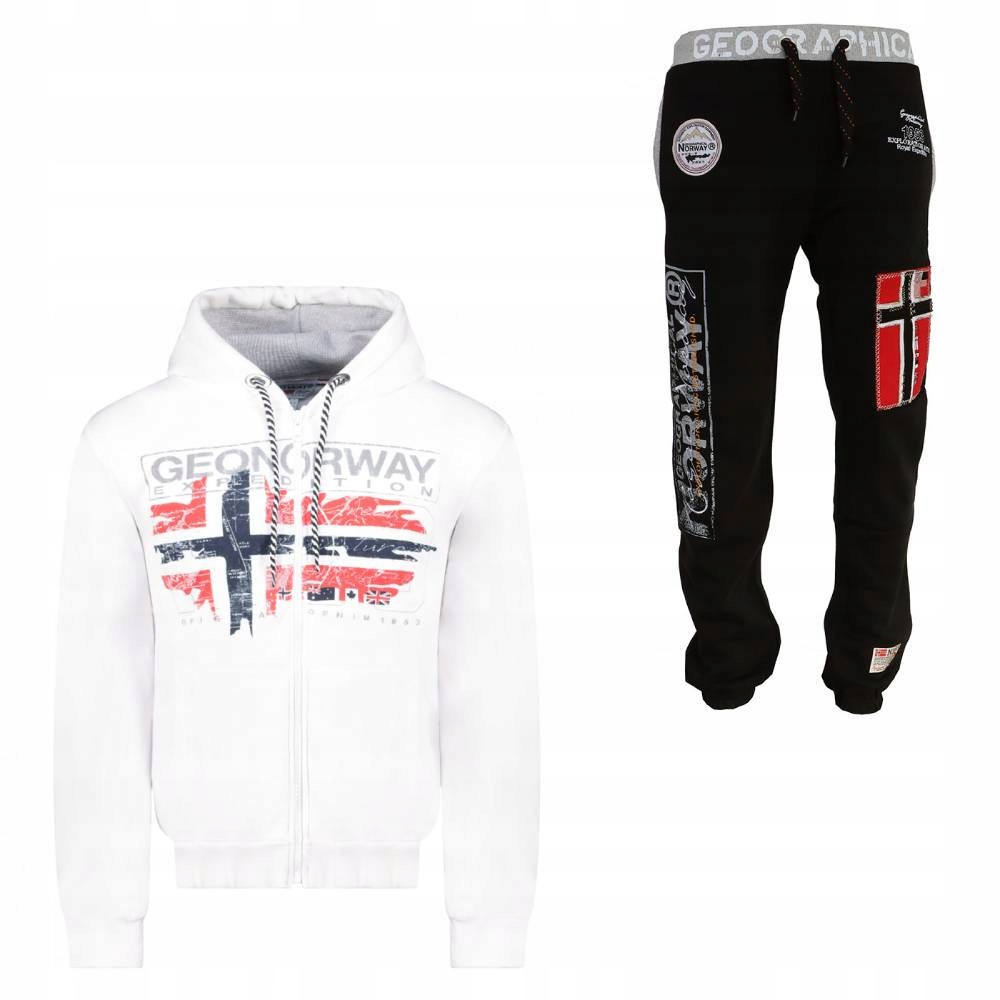 Geographical Norway souprava pánská Grusty Myer Men L bílá