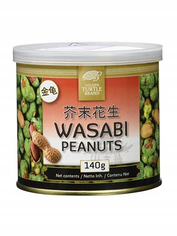 Levně 3x Arašídy Golden Turtle s wasabi 140 g