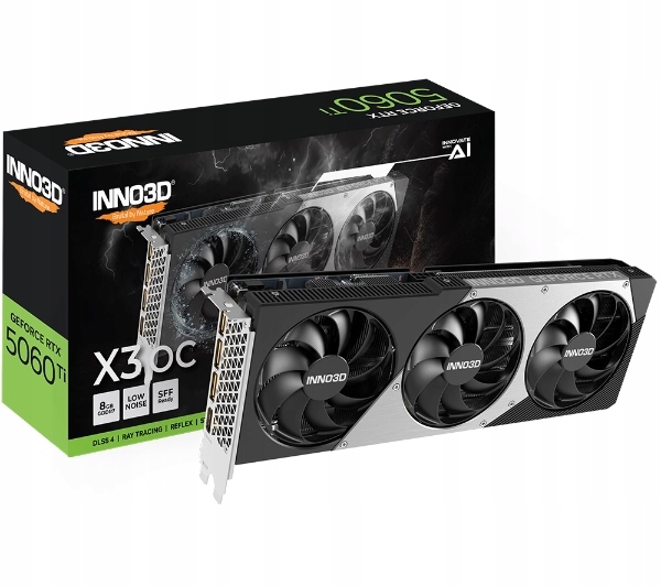 Karta graficzna Inno3D GeForce Rtx 5060 Ti X3 Oc 8GB GDDR7 128bit Dlss 4