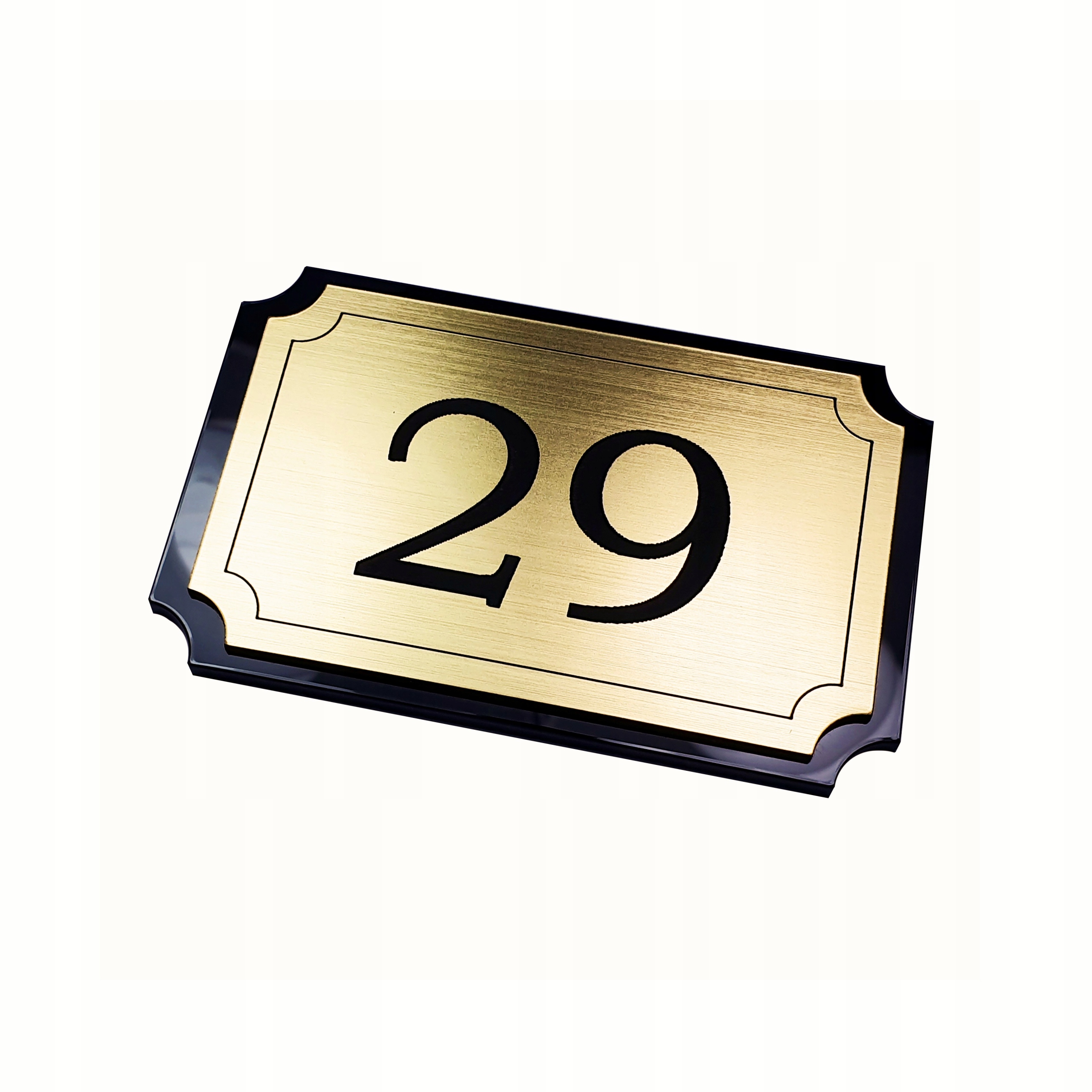 Numerek na drzwi, DOWOLNA CYFRA, numer na drzwi grawerowany 3cm x 5cm