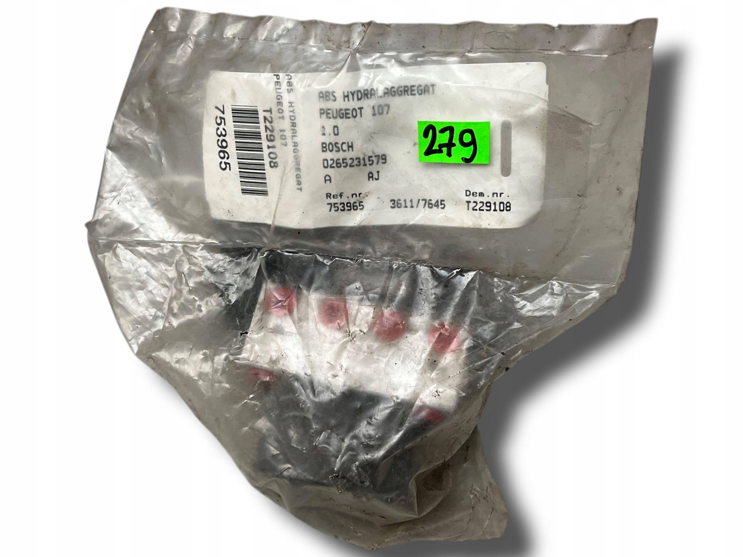 pump ABS CITROEN C1 1.0 0265800441 !J