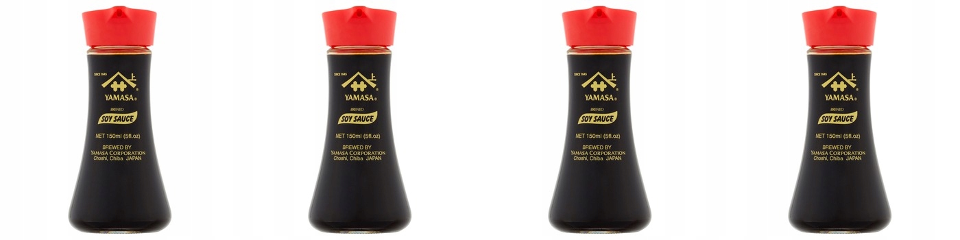 4x 150ml Yamasa Sos sojowy dyspenser