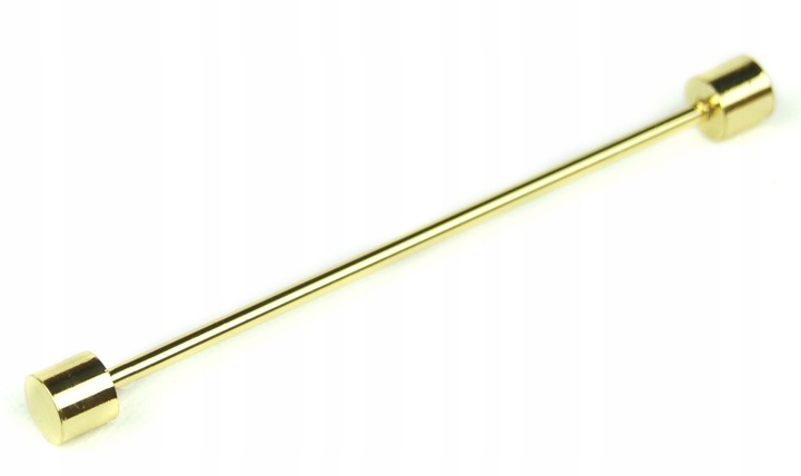 Szpilka do kołnierzyka Pin collar Bar Gold Szerokość 5 mm