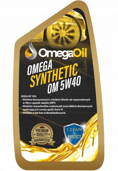 

Olej Silnikowy Omega Oil Synthetic Om 5W40 4L