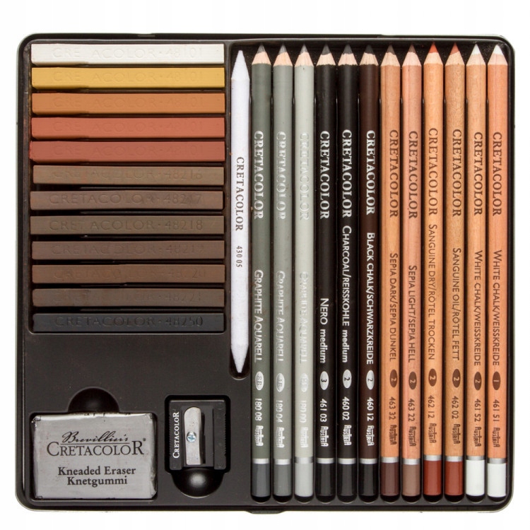 Sada pro skicu a kresbu Cretacolor 27 ks