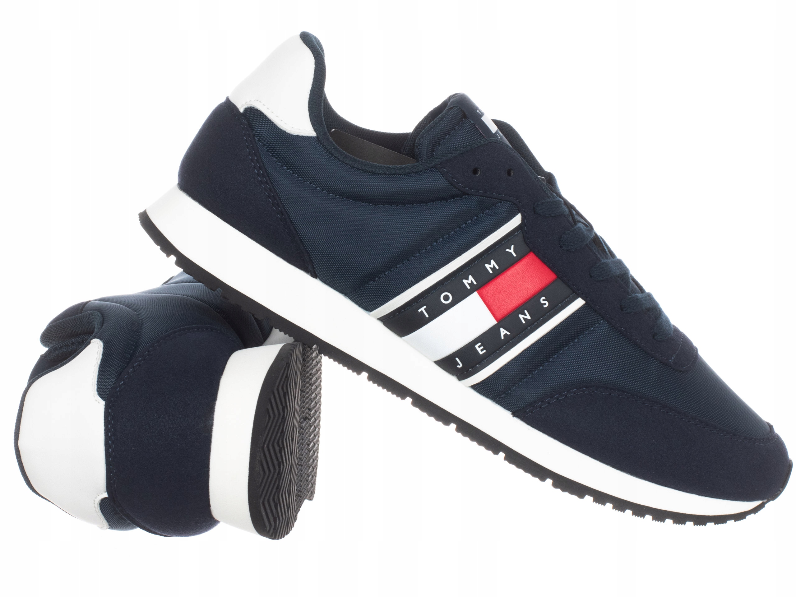 Tommy Jeans Pánské Boty modré tenisky nízké, pohodlné, lehké, módní