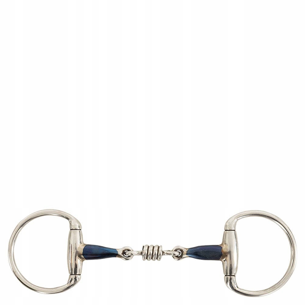 Wędzidło Br podwójnie łamane Eggbutt Snaffle Sweet Iron 16 mm 13,5cm